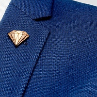 Ozdoba do klopy Diamond Lapel