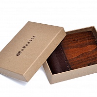 Dřevěná peněženka Brunn Virilia