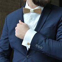 Dřevěné manžetové knoflíčky Cubo