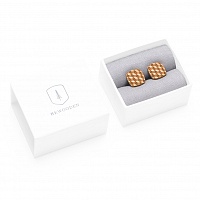 Dřevěné manžetové knoflíčky Cubo
