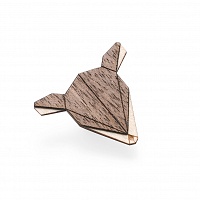 Dámská dřevěná brož Doe Brooch