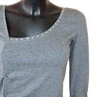 DÁMSKÝ TOP BARRSA CRYSTAL SHINE GREY