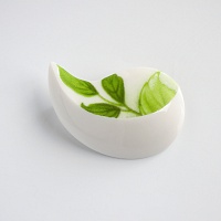 Leaves (porcelánová brož)