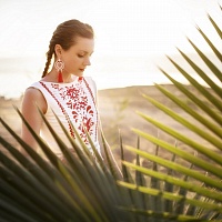 Náušnice Srdcia červeno-biele/Chromantic