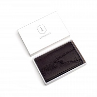 Dřevěný vizitkovník Tenebra Note