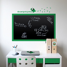 Černá nalepovací tabule piraňa (t13)