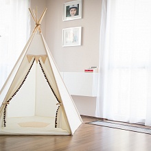 Teepee v neutrálních tónech