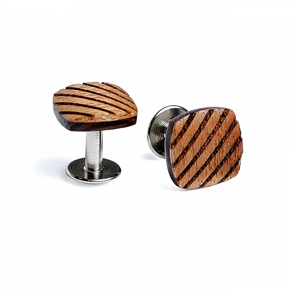 Dřevěné manžetové knoflíčky Sull | BeWooden