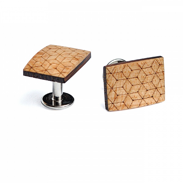 Dřevěné manžetové knoflíčky Virie | BeWooden
