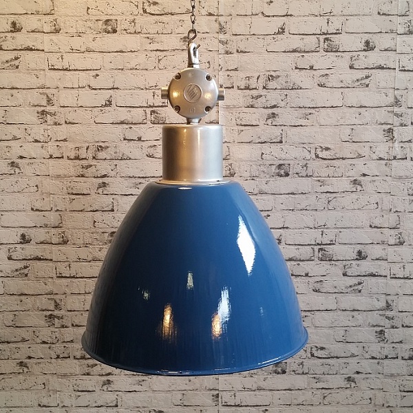 Industriální smaltovaná lampa | Industrial Antik