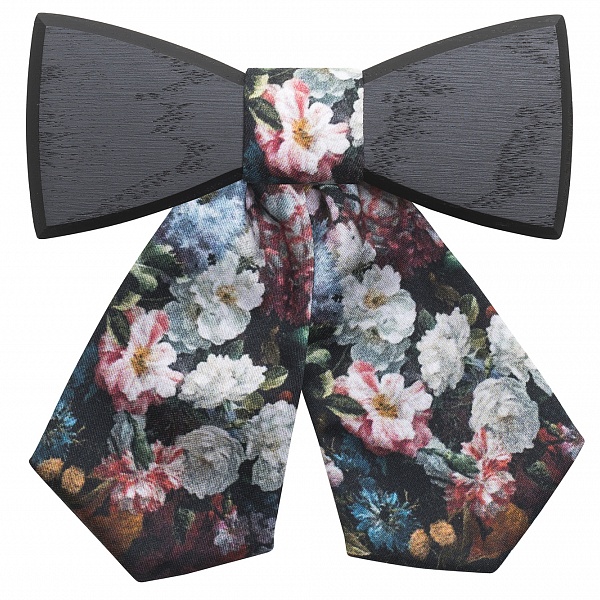 Dámský dřevěný motýlek Dark Rose