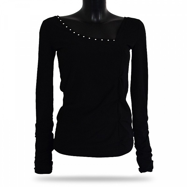 DÁMSKÝ TOP BARRSA CRYSTAL SHINE BLACK