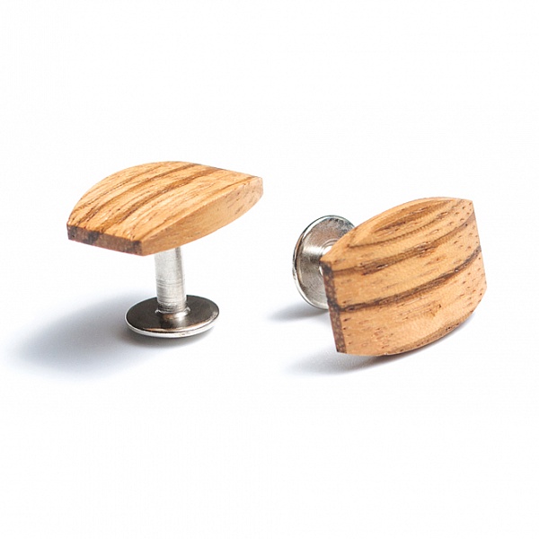 Dřevěné manžetové knoflíčky Lini | BeWooden