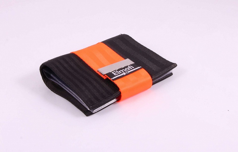 Dokladovka black and orange z bezpečnost